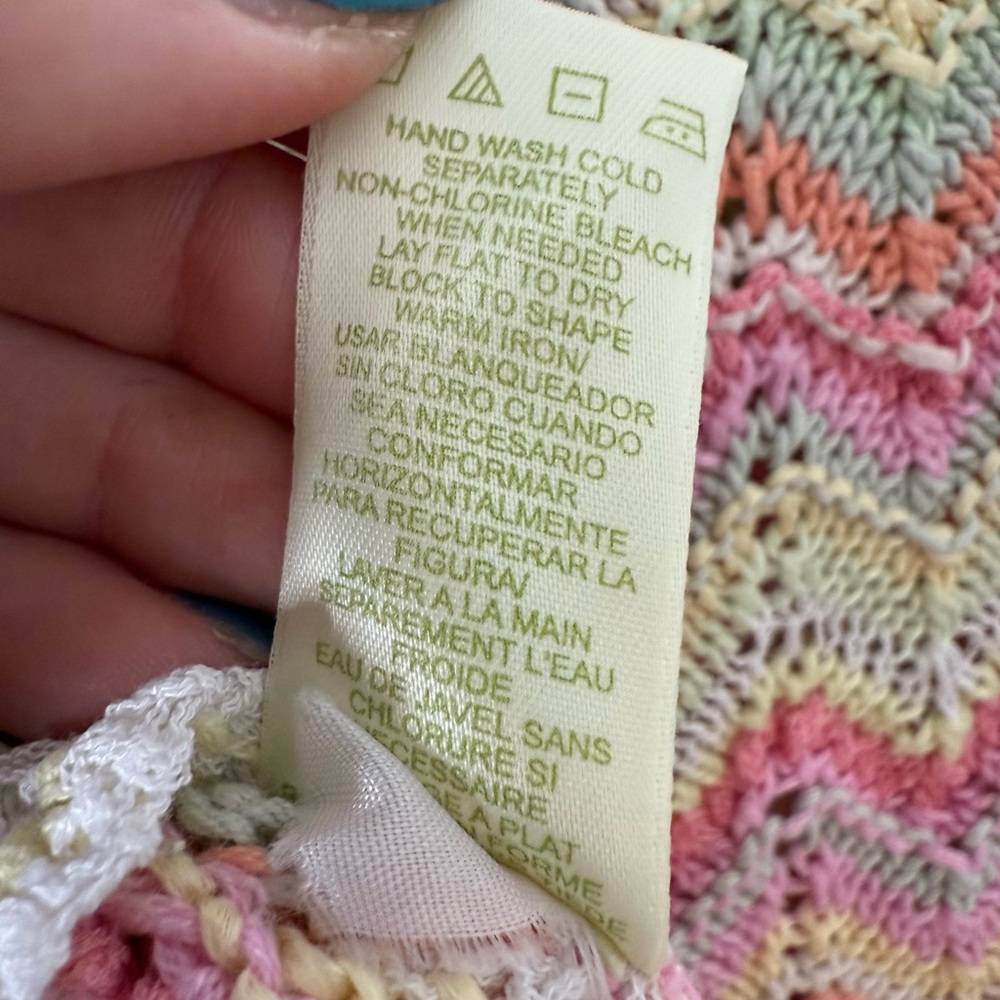 Sigrid Olsen Y2K Pastel Knit Top - Picture 6 of 7